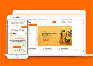 家用电器商城响应式HTML5模板 一点学习助手-零基础自学教程-副业项目-兴趣学习项目资源网
