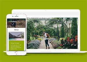 宽屏风景图片拍摄网站模板下载 一点学习助手-零基础自学教程-副业项目-兴趣学习项目资源网
