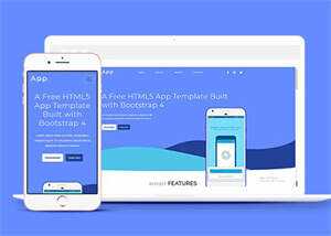 Bootstrap4手机APP网站模板源码 一点学习助手-零基础自学教程-副业项目-兴趣学习项目资源网