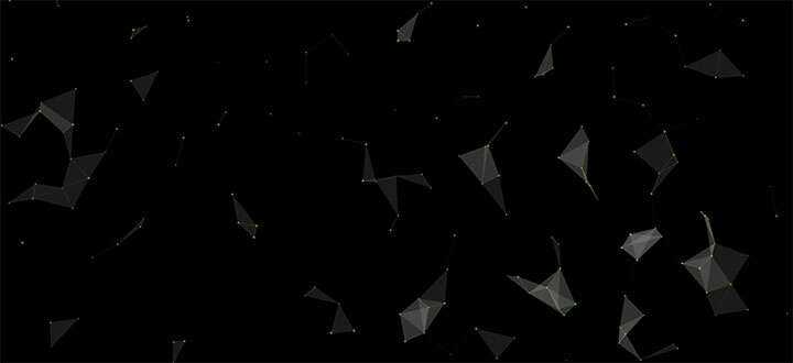 html5 canvas粒子组合三角形3D结构旋转动画特效 一点学习助手-零基础自学教程-副业项目-兴趣学习项目资源网
