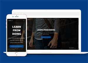 前端技术在线教育HTML5模板 一点学习助手-零基础自学教程-副业项目-兴趣学习项目资源网