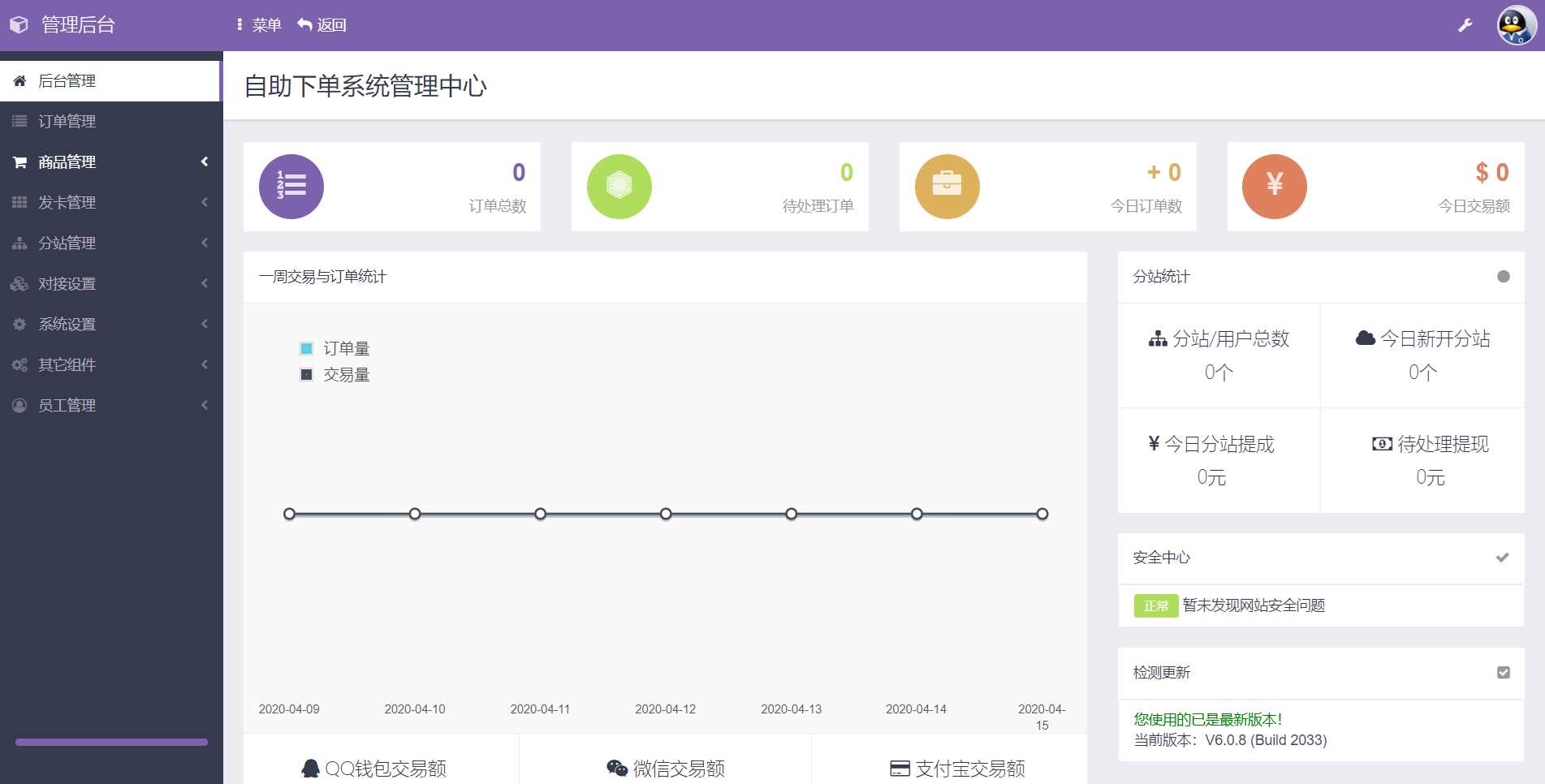 彩虹代刷网源码V6.0.8完美运营防黑版 一点学习助手-零基础自学教程-副业项目-兴趣学习项目资源网
