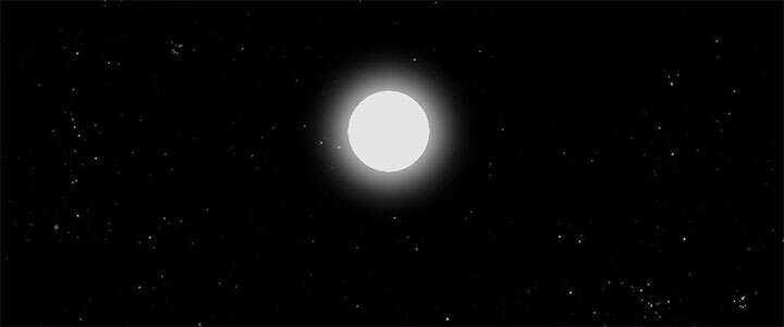 css3黑夜星空月亮发光星星闪烁动画特效 一点学习助手-零基础自学教程-副业项目-兴趣学习项目资源网