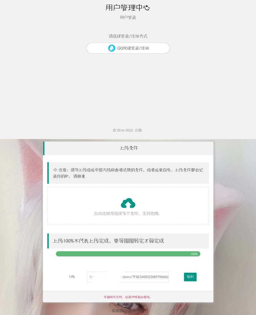 带后台的简洁网盘源码小猫咪网盘V1.3 一点学习助手-零基础自学教程-副业项目-兴趣学习项目资源网