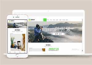 宽屏广告品牌设计类网站模板源码 一点学习助手-零基础自学教程-副业项目-兴趣学习项目资源网