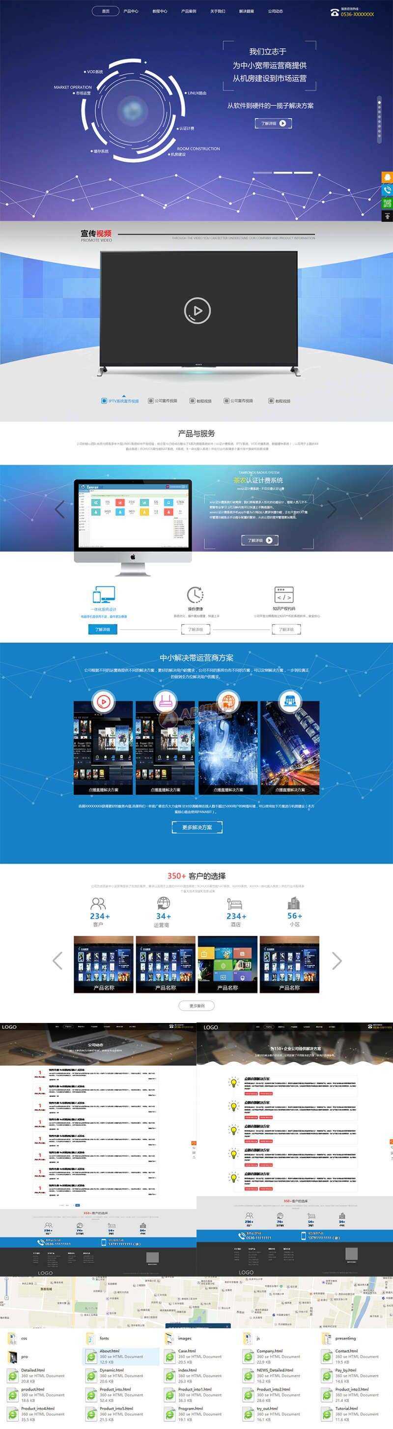 软件开发智能科技公司网站html模板 一点学习助手-零基础自学教程-副业项目-兴趣学习项目资源网