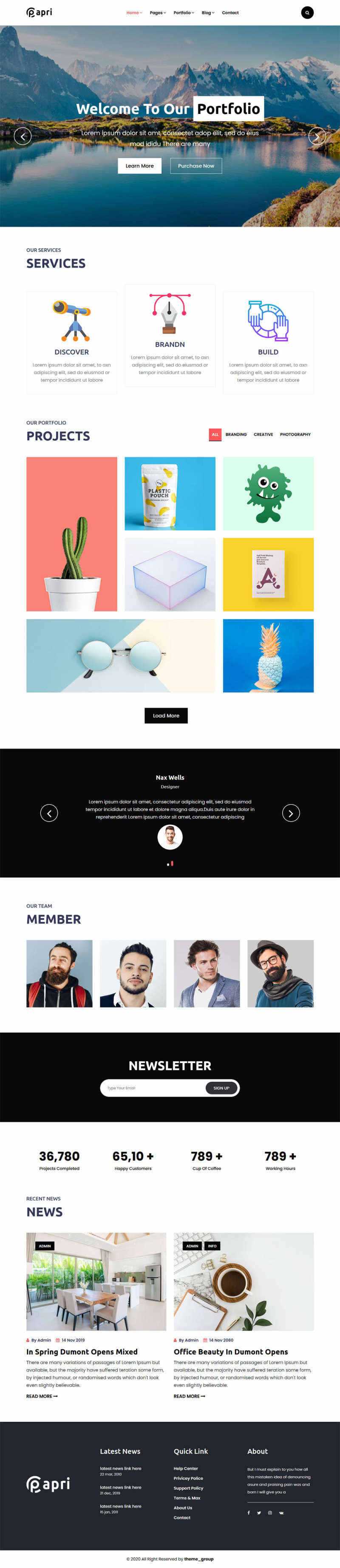 bootstrap多功能的企业介绍展示html5模板 一点学习助手-零基础自学教程-副业项目-兴趣学习项目资源网