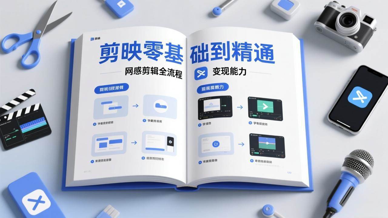 (3.1)剪映零基础也能快速上手，从入门到精通掌握网感剪辑全流程，掌握能直接变现的剪辑能力