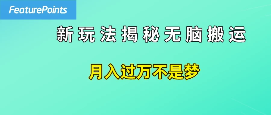 简单操作,每天50美元收入,搬运就是赚钱的秘诀! 一点学习助手-零基础自学教程-副业项目-兴趣学习项目资源网