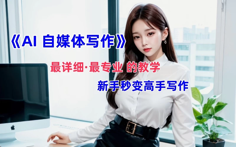 全网最全最细最专业的“AI自媒体写作”教学，新手小白秒变写作高手！ 一点学习助手-零基础自学教程-副业项目-兴趣学习项目资源网