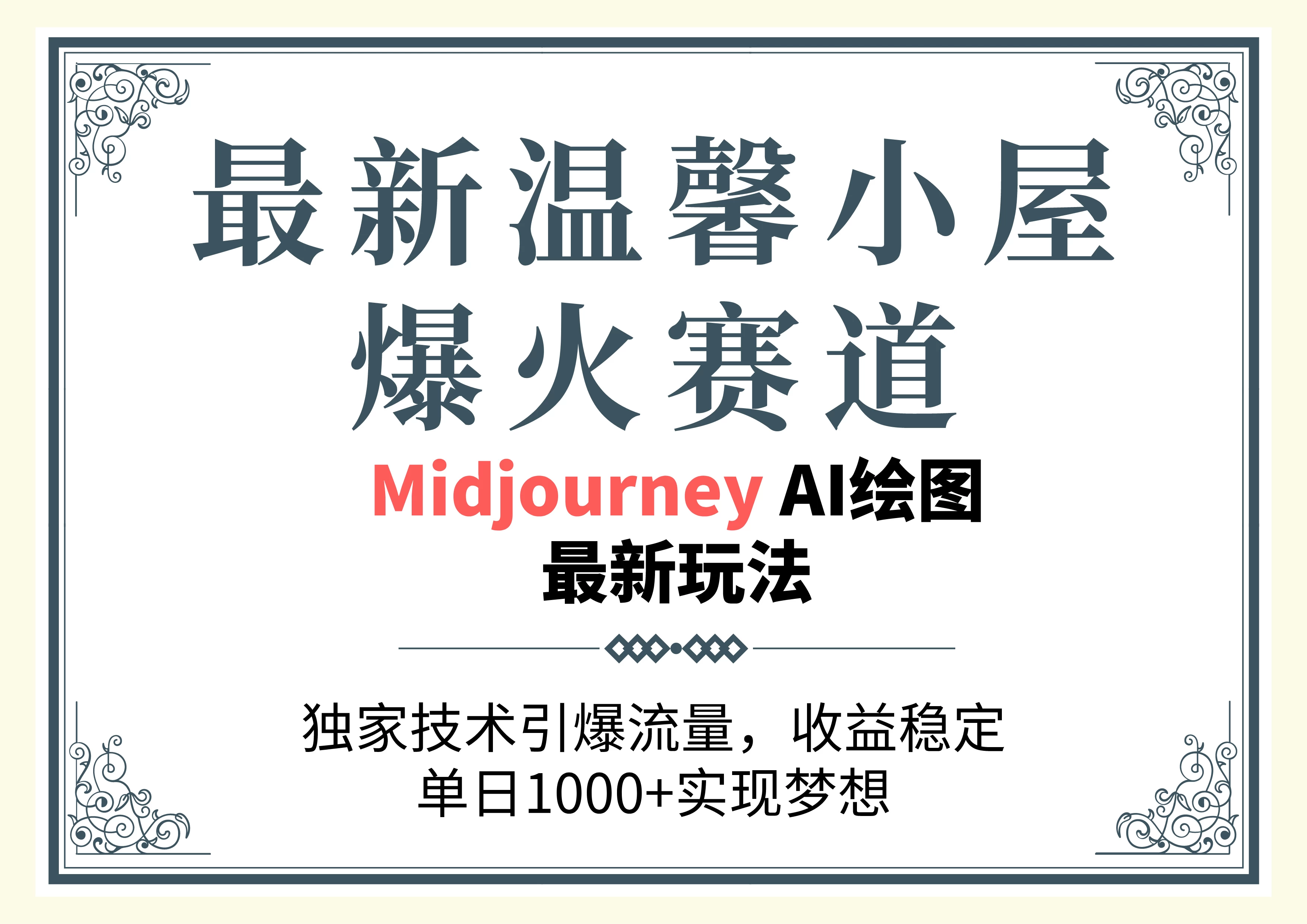 最新温馨小屋爆火赛道,独家技术引爆流量,收益稳定,单日1000+实现梦想 一点学习助手-零基础自学教程-副业项目-兴趣学习项目资源网