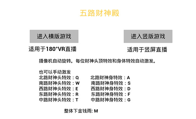 VR 全景模式五路财神无人直播玩法,抖音目前最火玩法 VR 全景模式五路财神无人直播玩法,抖音目前最火玩法