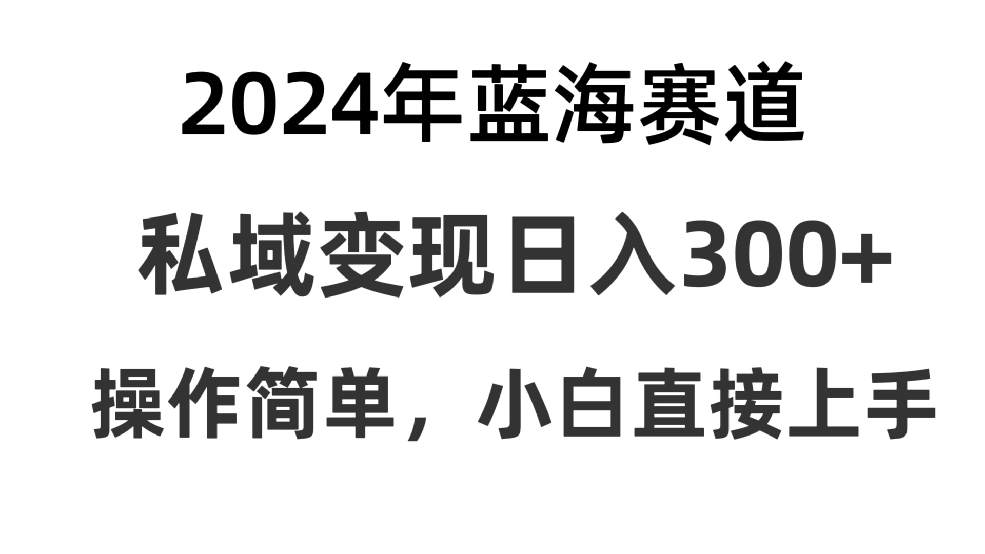 2024抖音蓝海赛道,私域变现日入300+,操作简单,每年只需一小时,纯小白可直接上手 一点学习助手-零基础自学教程-副业项目-兴趣学习项目资源网