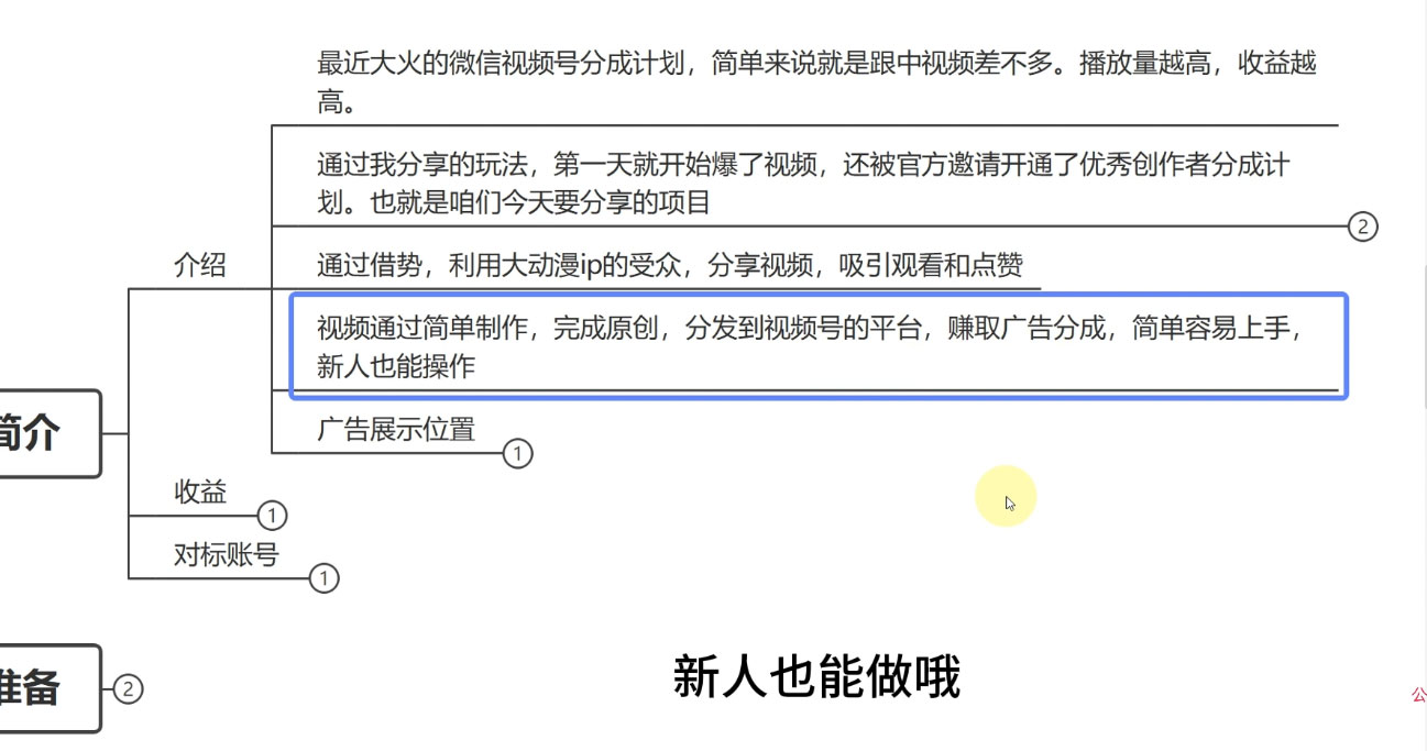 图片[2] 一点学习助手-零基础自学教程-副业项目-兴趣学习视频号创作者分成计划，IP 动漫玩法，小白容易做，月入 3000+ 一点学习助手-零基础自学教程-副业项目-兴趣学习项目资源网
