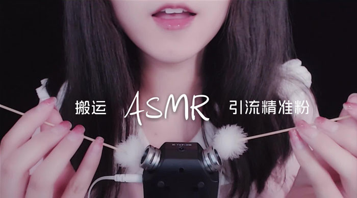 靠搬运 ASMR 视频，引流精准粉，私域单日变现 500+ 一点学习助手-零基础自学教程-副业项目-兴趣学习项目资源网