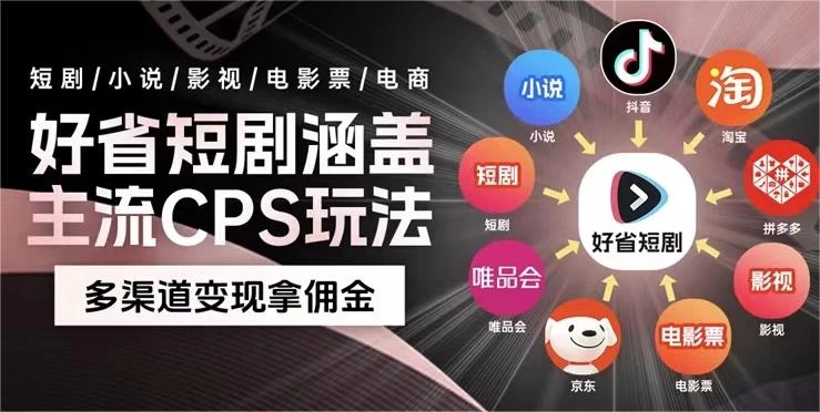 最新爆火好省短剧推广项目，傻瓜式操作日入 1000+ 上不封顶 一点学习助手-零基础自学教程-副业项目-兴趣学习项目资源网