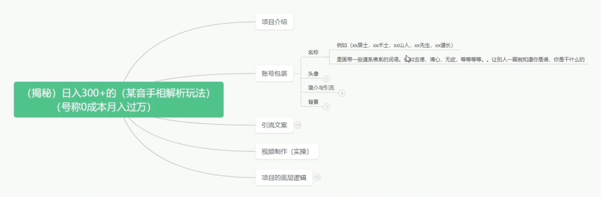 图片[2] 一点学习助手-零基础自学教程-副业项目-兴趣学习抖音手相解析玩法，聊聊天日入 300+，号称 0 成本月入过万 一点学习助手-零基础自学教程-副业项目-兴趣学习项目资源网