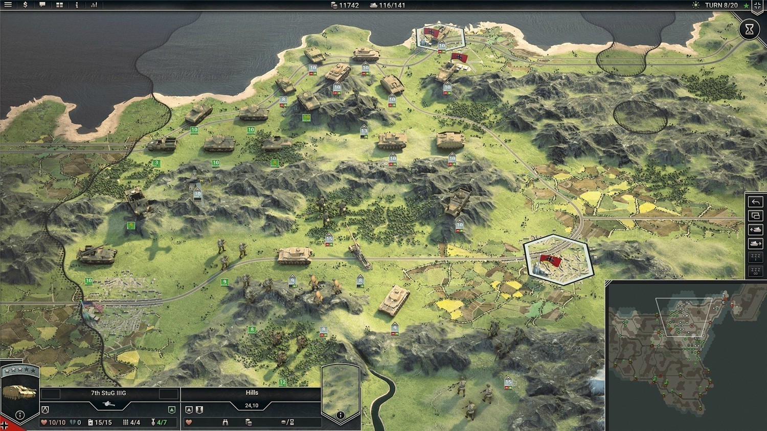 二战回合制策略游戏「装甲军团2」v1.2.4中文版 一点学习助手-零基础自学教程-副业项目-兴趣学习项目资源网
