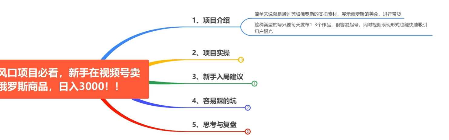 图片[2] 一点学习助手-零基础自学教程-副业项目-兴趣学习最近爆火的视频号卖俄品商品，项目详细拆解，收益高好操作！ 一点学习助手-零基础自学教程-副业项目-兴趣学习项目资源网