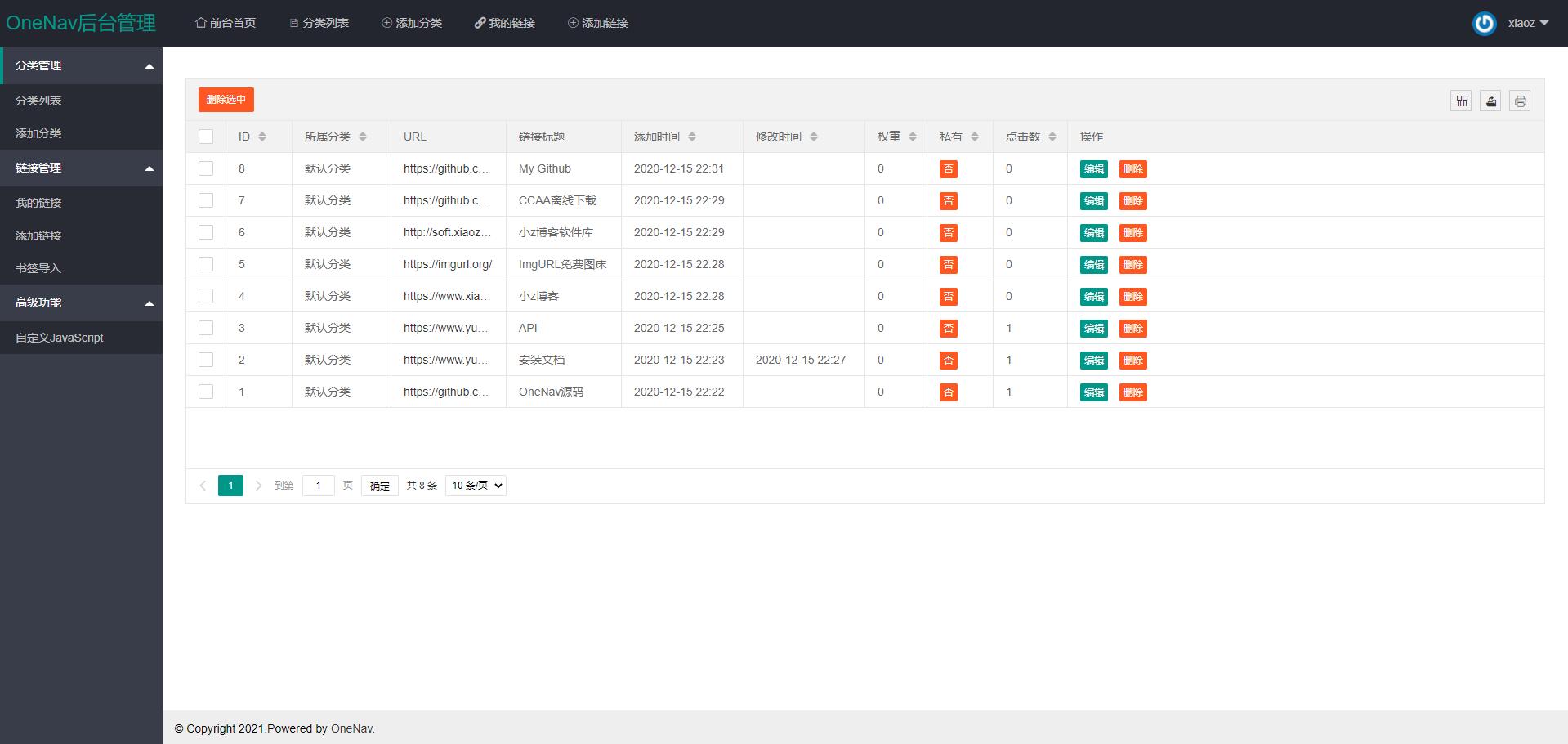 图片[4] 一点学习助手-零基础自学教程-副业项目-兴趣学习PHP+SQLite3 简约网址导航网站源码 一点学习助手-零基础自学教程-副业项目-兴趣学习项目资源网