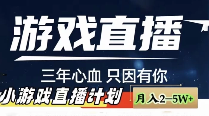 快手抖音小游戏直播月入 5-10 万，小白秒变大神 一点学习助手-零基础自学教程-副业项目-兴趣学习项目资源网
