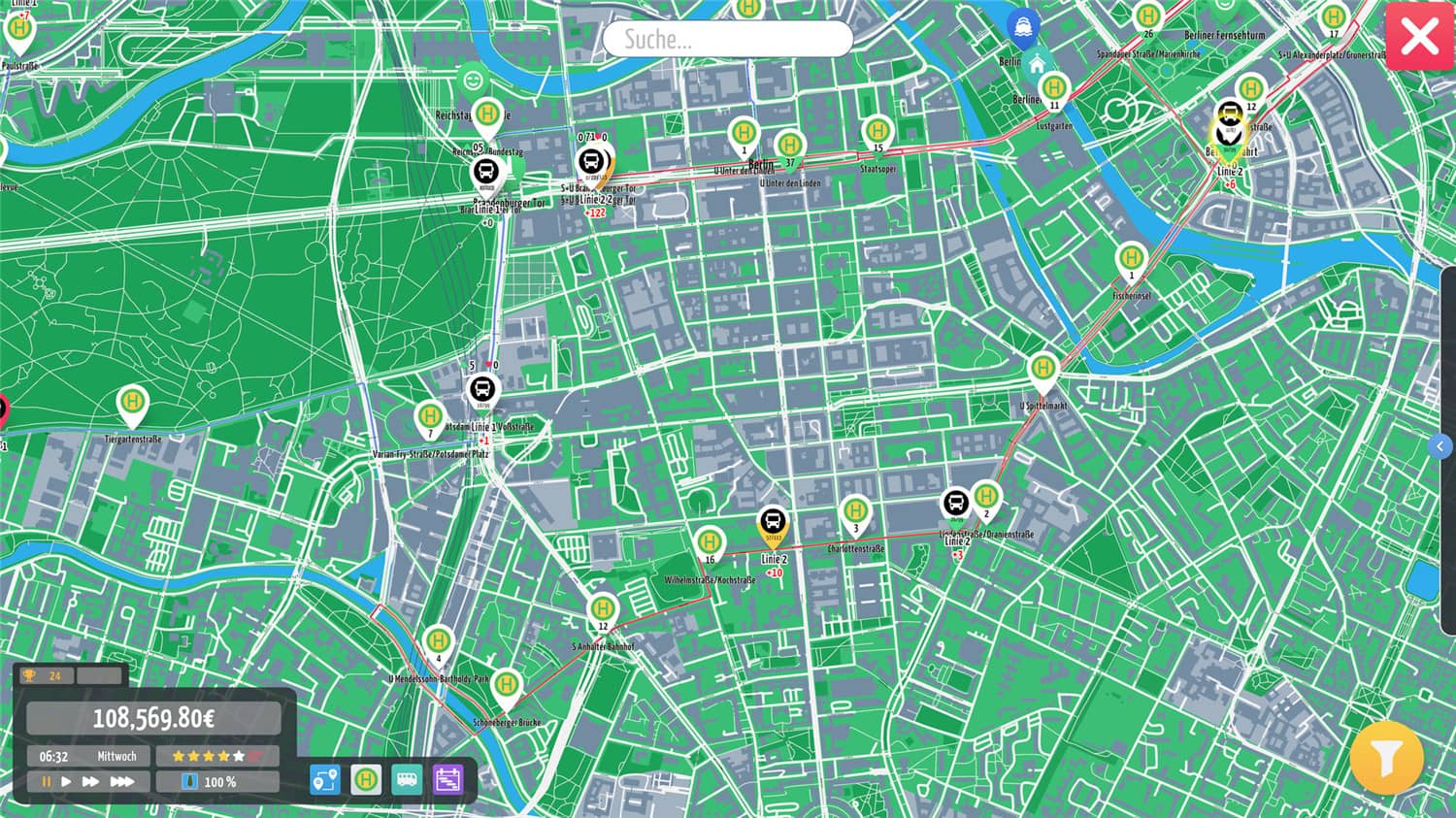 开个公交公司「城市公交经理」v1.0.1 中文版 一点学习助手-零基础自学教程-副业项目-兴趣学习项目资源网