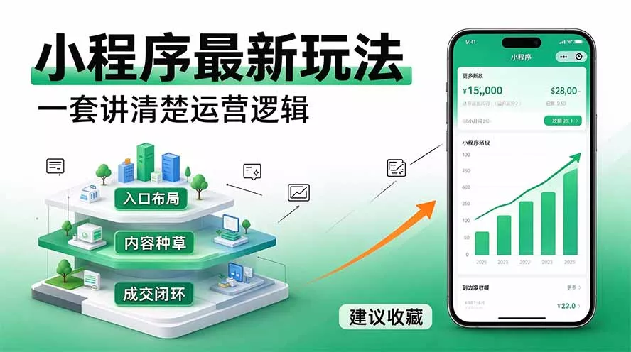 微信小程序最新玩法 四种收益来源，单日收入400+ 一点学习助手-零基础自学教程-副业项目-兴趣学习-网盘拉新平台-英语启蒙项目资源网