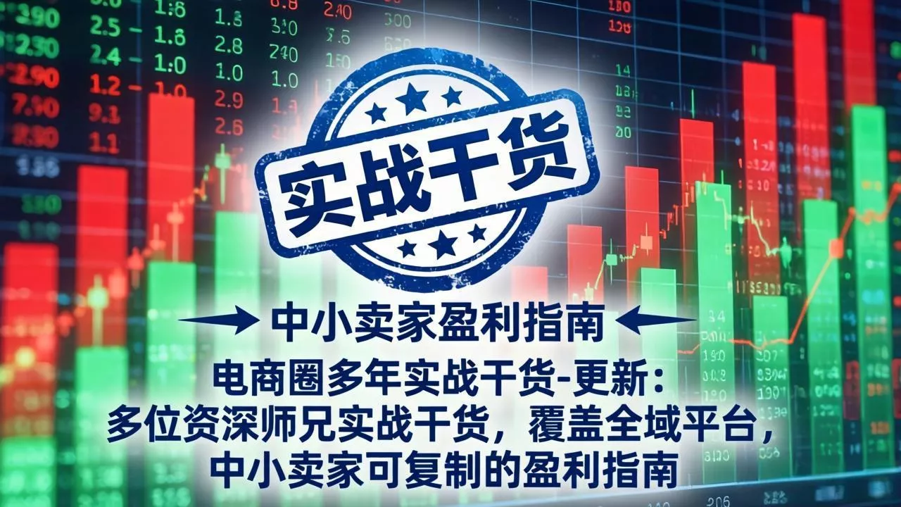 电商圈多年实战干货-更新2026：多位资深师兄实战干货/覆盖全域平台，中小卖家可复制的盈利指南 一点学习助手-零基础自学教程-副业项目-兴趣学习-网盘拉新平台-英语启蒙项目资源网