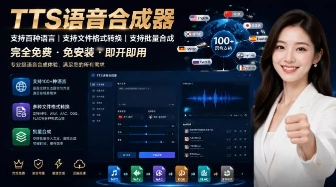 最新TTS配音，支持批量，支持文件格式转换，功能超多 一点学习助手-零基础自学教程-副业项目-兴趣学习-网盘拉新平台-英语启蒙项目资源网