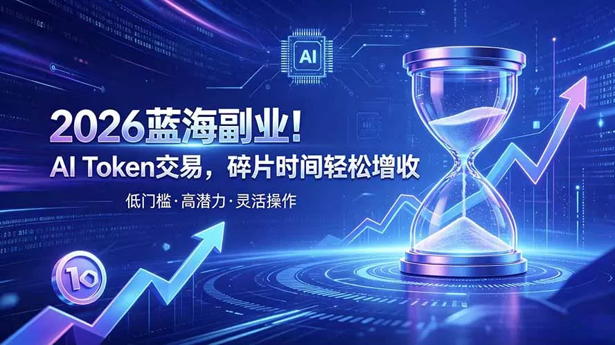 AI Token算力赛道！普通人可入局的数字副业 一点学习助手-零基础自学教程-副业项目-兴趣学习-网盘拉新平台-英语启蒙项目资源网