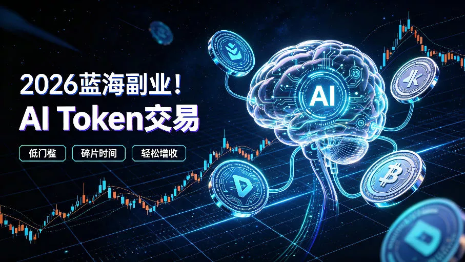 2026全新风口副业｜AI智能Token交易，空闲时间轻松 賺 收益，无需全天盯盘【揭秘】 一点学习助手-零基础自学教程-副业项目-兴趣学习-网盘拉新平台-英语启蒙项目资源网