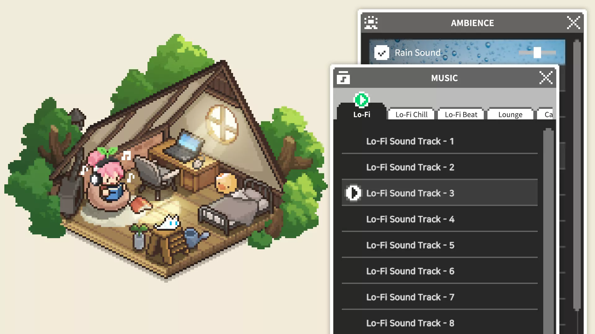 迷你舒适房间:Lo-Fi/Mini Cozy Room: Lo-Fi 版本更新 迷你舒适房间:Lo-Fi/Mini Cozy Room: Lo-Fi 版本更新