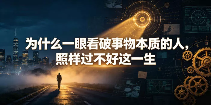 付费文章：为什么一眼看破事物本质的人，照样过不好这一生 一点学习助手-零基础自学教程-副业项目-兴趣学习-网盘拉新平台-英语启蒙项目资源网
