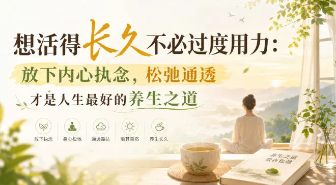 付费文章：想活得长久不必过度用力：放下内心执念，松弛通透才是人生最好的养生之道 一点学习助手-零基础自学教程-副业项目-兴趣学习-网盘拉新平台-英语启蒙项目资源网