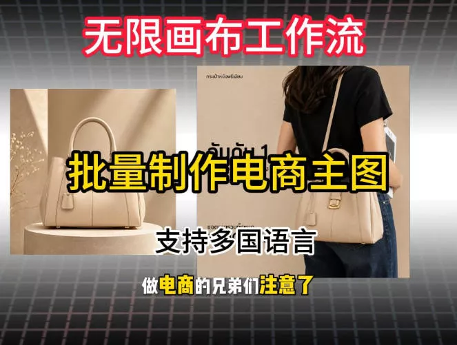 批量复刻电商爆款主图工作流搭建教学，批量下载，支持多国语言，不管是国内电商还是跨境店群都能用 一点学习助手-零基础自学教程-副业项目-兴趣学习-网盘拉新平台-英语启蒙项目资源网