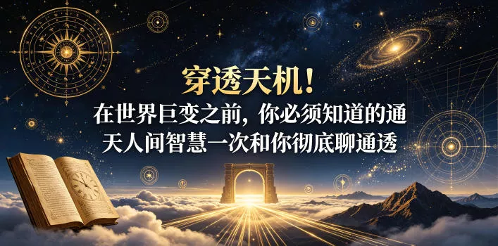 付费文章：穿透天机！在世界巨变之前，你必须知道的通天人间智慧一次和你彻底聊通透 一点学习助手-零基础自学教程-副业项目-兴趣学习-网盘拉新平台-英语启蒙项目资源网