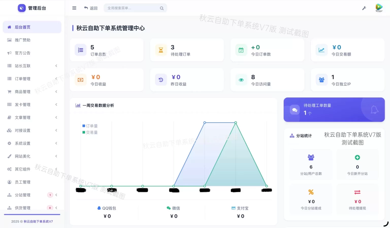 彩虹云商城二开重构美化版源码 秋云自助下单系统V7版 一点学习助手-零基础自学教程-副业项目-兴趣学习-网盘拉新平台-英语启蒙项目资源网