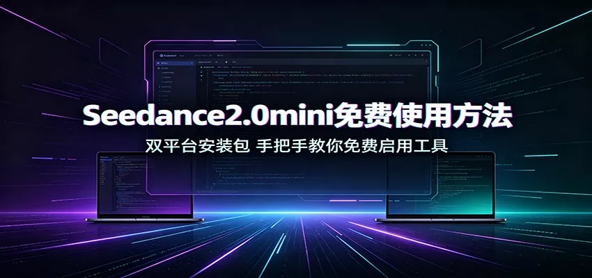 Seedance2.0mini免费使用方法：双平台安装包，手把手教你免费启用工具 一点学习助手-零基础自学教程-副业项目-兴趣学习-网盘拉新平台-英语启蒙项目资源网