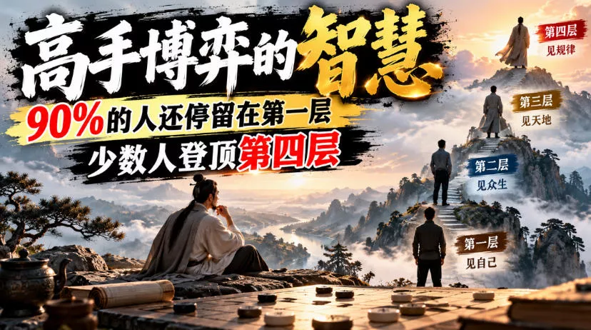 付费文章：高手博弈的智慧，90%的人还停留在第一层，少数人登顶第四层 一点学习助手-零基础自学教程-副业项目-兴趣学习-网盘拉新平台-英语启蒙项目资源网