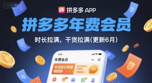 拼多多年费会员，实经验分享操，时长拉满，干货拉满(更新260804) 一点学习助手-零基础自学教程-副业项目-兴趣学习-网盘拉新平台-英语启蒙项目资源网