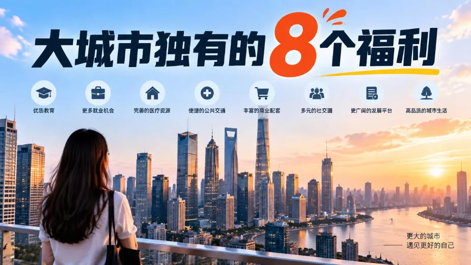 某公众号付费文章：大城市独有的8个福利 一点学习助手-零基础自学教程-副业项目-兴趣学习-网盘拉新平台-英语启蒙项目资源网