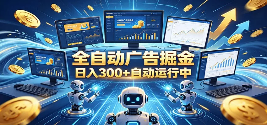 自动广告G机，日入300+，正规平台，广告浏览获益，时间自由，适合各类人群日常增收 一点学习助手-零基础自学教程-副业项目-兴趣学习-网盘拉新平台-英语启蒙项目资源网