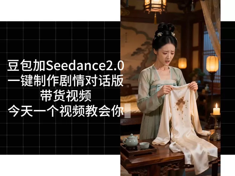 用Coze扣子工作流，我们就能一键制作剧情对话版带货视频，全程无需手动剪辑，从0到1演示搭建过程 一点学习助手-零基础自学教程-副业项目-兴趣学习项目资源网