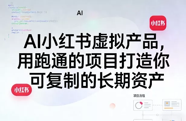AI小红书虚拟产品，用跑通的项目打造你可复制的长期资产(更新0902) 一点学习助手-零基础自学教程-副业项目-兴趣学习-网盘拉新平台-英语启蒙项目资源网