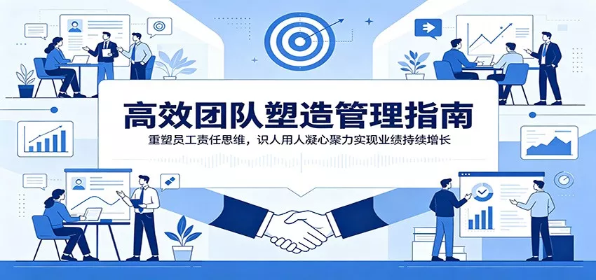 高效团队塑造管理指南：重塑员工责任思维，识人用人凝心聚力实现业绩持续增长 一点学习助手-零基础自学教程-副业项目-兴趣学习-网盘拉新平台-英语启蒙项目资源网