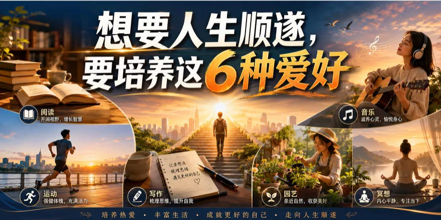 公众号付费文章：想要人生顺遂，要培养这6种爱好 一点学习助手-零基础自学教程-副业项目-兴趣学习-网盘拉新平台-英语启蒙项目资源网