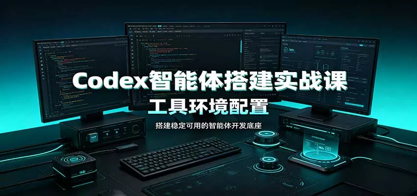 Codex智能体搭建实战课：工具环境配置，自定义技能开发，多业务自动化教学 一点学习助手-零基础自学教程-副业项目-兴趣学习-网盘拉新平台-英语启蒙项目资源网