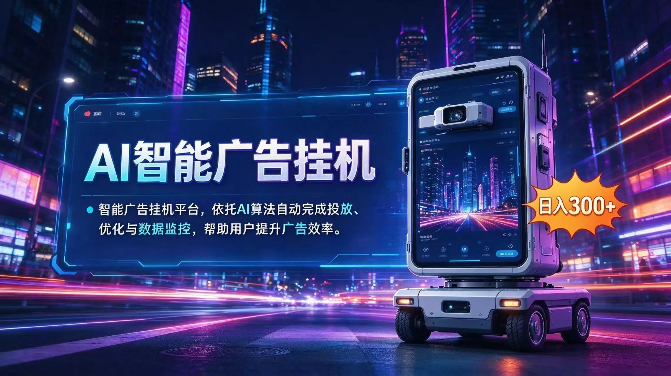 AI 智能广告挂机｜AI 自动运行，轻松托管广告任务 一点学习助手-零基础自学教程-副业项目-兴趣学习-网盘拉新平台-英语启蒙项目资源网