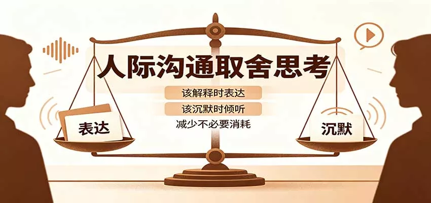 人际沟通取舍思考：分清解释与沉默边界，拿捏职场生活沟通分寸减少情绪内耗 一点学习助手-零基础自学教程-副业项目-兴趣学习-网盘拉新平台-英语启蒙项目资源网