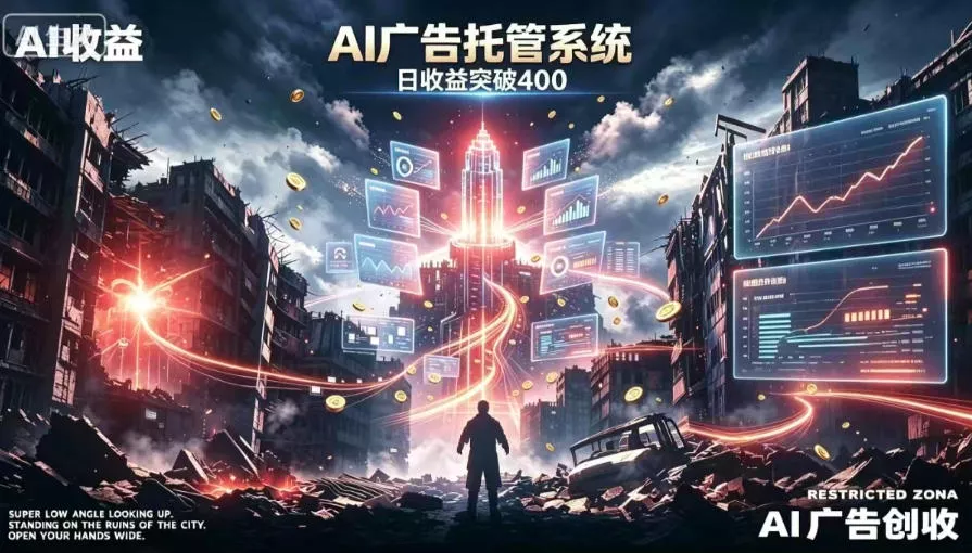 AI智能广告，全自动化运行，单日可达400+，小白新手0基础上手【揭秘】 一点学习助手-零基础自学教程-副业项目-兴趣学习-网盘拉新平台-英语启蒙项目资源网